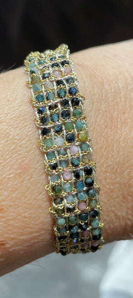 DAG GIOIELLI bracciale Jaipur  tormalina mix