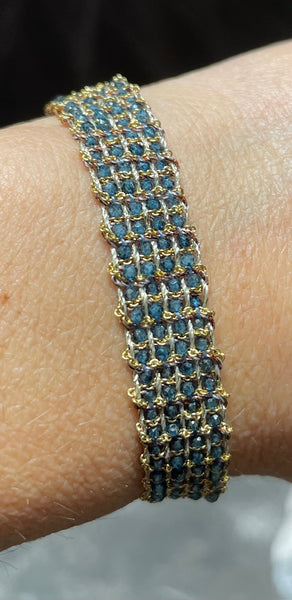 DAG GIOIELLI bracciale Jaipur London Blu Topazio