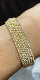 DAG GIOIELLI bracciale Muamara crema, oro