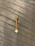 JOCABILAB basi orecchini argento placcato oro rosa, 2 cm