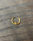 DE LA FORGE Mini Saturne, finto piercing, 1 cm
